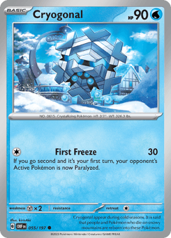 2023 Obsidian Flames Cryogonal #55