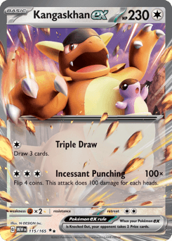Kangaskhan-EX 151 card