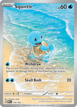 Squirtle 151 card