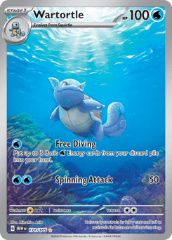 Wartortle 151 card