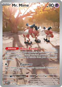 Mr. Mime 151 card