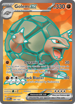 Golem ex 151 card