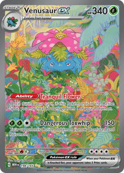 Venusaur ex 151 card