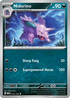 2023 151 Nidorino #33