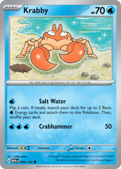 Krabby 151 card
