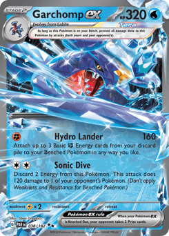 Garchomp ex Paradox Rift card