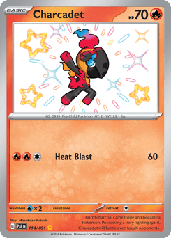 Charcadet Paldean Fates card