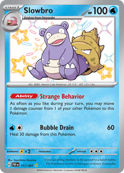 Slowbro Paldean Fates card