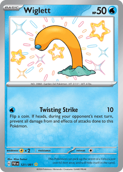 Wiglett Paldean Fates card