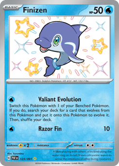 Finizen Paldean Fates card