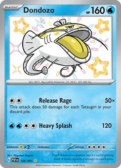 Dondozo Paldean Fates card