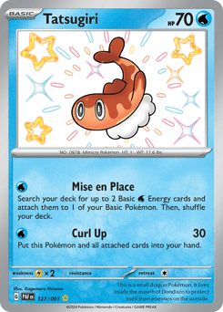 Tatsugiri Paldean Fates card