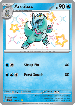 Arctibax Paldean Fates card