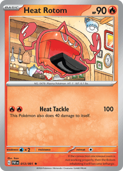 Heat Rotom Paldean Fates card