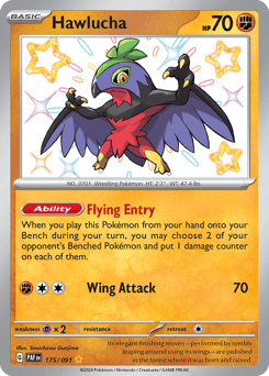 Hawlucha Paldean Fates card
