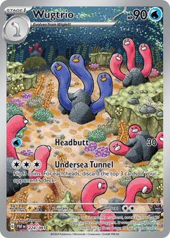 Wugtrio Paldean Fates card