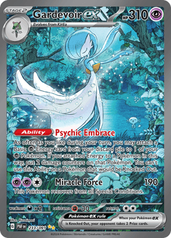 Gardevoir ex Paldean Fates card