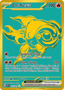 Chi-Yu ex Paldean Fates card