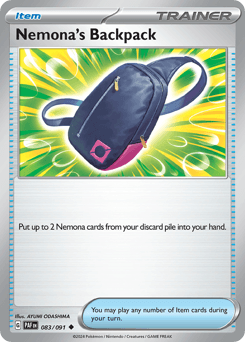 2024 Paldean Fates Nemona's Backpack #83