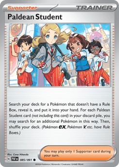 2024 Paldean Fates Paldean Student #85