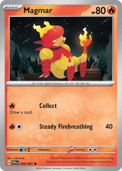 2024 Paldean Fates Magmar #9