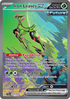 Iron Leaves ex Temporal Forces card
