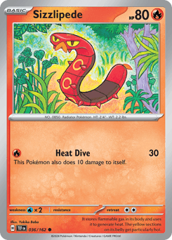 Sizzlipede Temporal Forces card