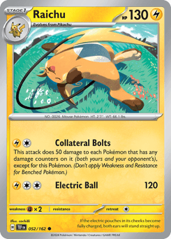 2024 Temporal Forces Raichu #52