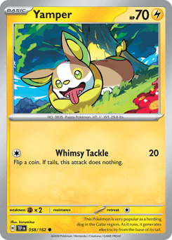 Yamper Temporal Forces card