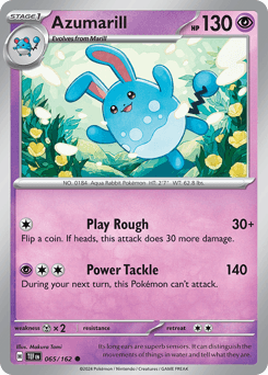 2024 Temporal Forces Azumarill #65