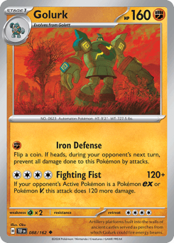 2024 Temporal Forces Golurk #88
