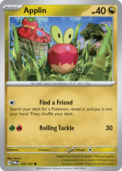 Applin Twilight Masquerade card