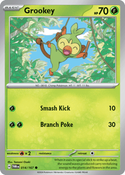 Grookey Twilight Masquerade card