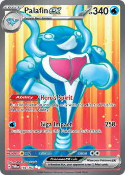 Palafin ex Twilight Masquerade card