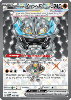 Cornerstone Mask Ogerpon ex Twilight Masquerade card