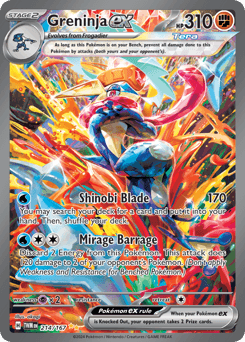 Greninja ex Twilight Masquerade card