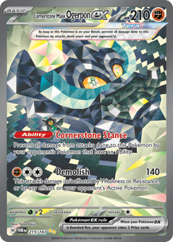 Cornerstone Mask Ogerpon ex Twilight Masquerade card