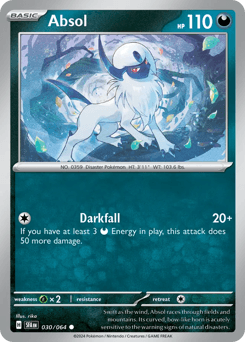 2024 Shrouded Fable Absol #30