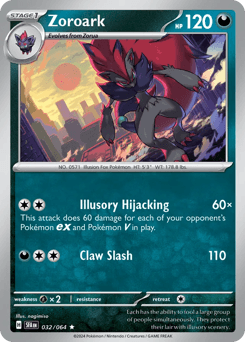 2024 Shrouded Fable Zoroark #32