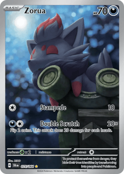 Zorua Shrouded Fable card