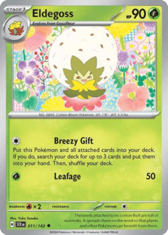 Eldegoss Stellar Crown card