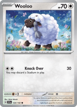 Wooloo Stellar Crown card