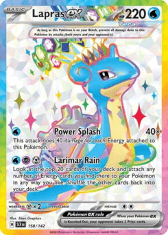 Lapras ex Stellar Crown card