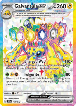 Galvantula ex Stellar Crown card