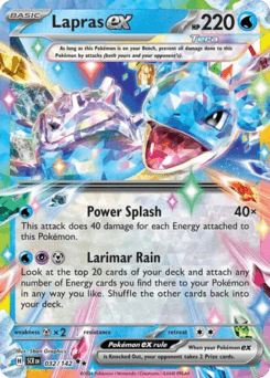 Lapras ex Stellar Crown card