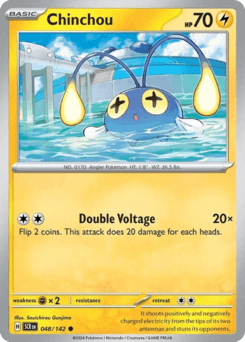 2024 Stellar Crown Chinchou #48