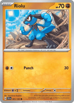 2024 Stellar Crown Riolu #81