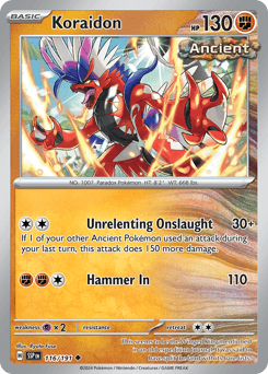 2024 Surging Sparks Koraidon #116