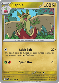 2024 Surging Sparks Flapple #139