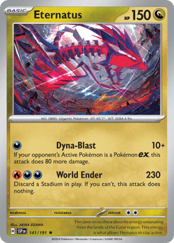Eternatus Surging Sparks card